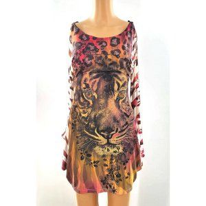 Symphony Butterfly Tiger Bodycon Dress (Medium)